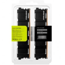 Модуль пам'яті для комп'ютера DDR4 32GB (2x16GB) 3200 MHz Black Prologix (PRO32GB3200B4K) - Фото