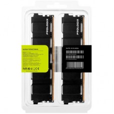 Модуль пам'яті для комп'ютера DDR4 16 GB (2x8GB) 3200 MHz Black Prologix (PRO16GB3200B4K) - Фото