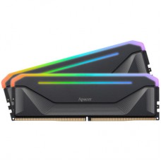 Модуль пам'яті для комп'ютера DDR5 32 GB (2x16GB) 5200 MHz NOX RGB Black Apacer (AH5U32G52C522NBAA-2) - Фото
