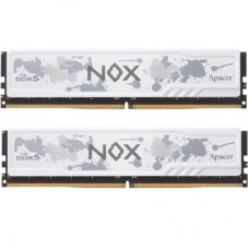 Модуль пам'яті для комп'ютера DDR5 32 GB (2x16GB) 5200 MHz NOX White Apacer (AH5U32G52C522MWAA-2) - Фото