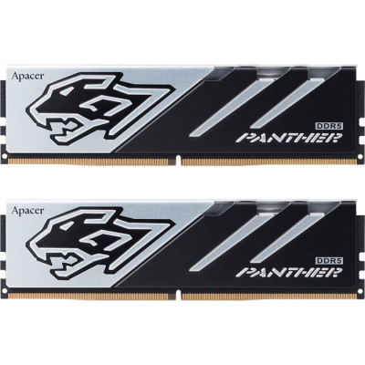 Модуль пам'яті для комп'ютера DDR5 32 GB (2x16GB) 5600 MHz Panther Apacer (AH5U32G56C5227BAA-2)