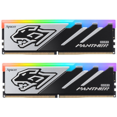 Модуль пам'яті для комп'ютера DDR5 32 GB (2x16GB) 5600 MHz Panther RGB Apacer (AH5U32G56C5229BAA-2)