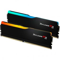 Модуль пам'яті для комп'ютера DDR5 64 GB (2x32GB) 6000 MHz Ripjaws M5 RGB Matte Black G.Skill Модуль пам'яті для комп'ютера DDR5 64 GB (2x32GB) 6000 MHz Ripjaws M5 RGB Matte Black G.Skill - Фото