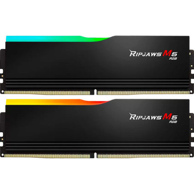 Модуль пам'яті для комп'ютера DDR5 32 GB (2x16GB) 5200 MHz Ripjaws M5 RGB Matte Black G.Skill