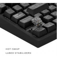 Клавіатура Dark Project ALU81 Terra Nova PBT RGB Mech G3MS Moonstone Black (DPKB_NOVA_81_ANSI_BLACK_UA) - Фото