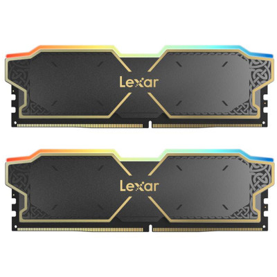 Модуль пам'яті для комп'ютера DDR5 32 GB (2x16GB) 6000 MHz Thor RGB Lexar (LD5U16G60C38BG-RGD)