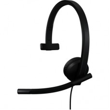 Наушники Logitech H570e Corded for Business Mono Teams USB-A Black (981-001426) - Фото