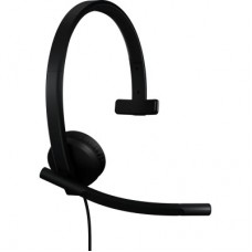 Наушники Logitech H570e Corded for Business Mono Teams USB-A Black (981-001426) - Фото
