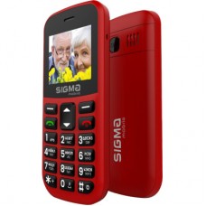 Мобільний телефон Sigma Comfort 50 EASY TYPE-C Red (4827798585221) - Фото