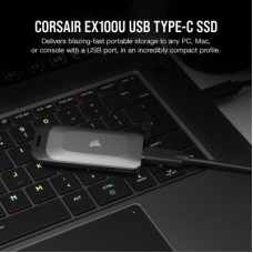 Накопичувач SSD USB 3.2 2 TB Corsair (CSSD-EX100U2TB) Накопичувач SSD USB 3.2 2 TB Corsair (CSSD-EX100U2TB) - Фото