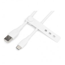 Дата кабель USB 2.0 AM to Type-C 2.0m 60W white Digitus (AK-300340-020-W) - Фото