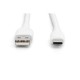 Дата кабель USB 2.0 AM to Type-C 2.0m 60W white Digitus (AK-300340-020-W) Дата кабель USB 2.0 AM to Type-C 2.0m 60W white Digitus (AK-300340-020-W)