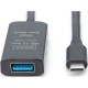 Дата кабель USB-С Male to USB-A Female 5.0m USB3.2 Gen1 Active 5G Digitus (DA-73110) Дата кабель USB-С Male to USB-A Female 5.0m USB3.2 Gen1 Active 5G Digitus (DA-73110)