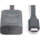 Дата кабель USB-С M/F 5.0m USB3.2 Gen1 Active 5G Digitus (DA-73108)