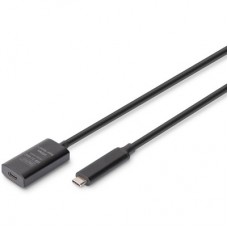 Дата кабель USB-С M/F 5.0m USB3.2 Gen2 Active 10G Digitus (DA-73112)
