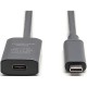 Дата кабель USB-С M/F 5.0m USB3.2 Gen2 Active 10G Digitus (DA-73112) Дата кабель USB-С M/F 5.0m USB3.2 Gen2 Active 10G Digitus (DA-73112)