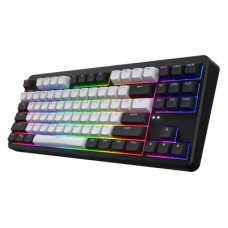 Клавіатура Hator Rockfall 3 Mecha TKL QMK/VIA Orange Wireless Black (HTK850UA) - Фото