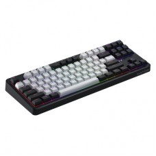 Клавіатура Hator Rockfall 3 Mecha TKL QMK/VIA Orange Wireless Black (HTK850UA) - Фото