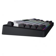 Клавіатура Hator Rockfall 3 Mecha TKL QMK/VIA Orange Wireless Black (HTK850UA) - Фото