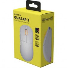 Мышка Hator Quasar 3 Wireless White (HTM731) - Фото