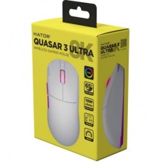 Мышка Hator Quasar 3 Ultra 8K Wireless White (HTM771) - Фото