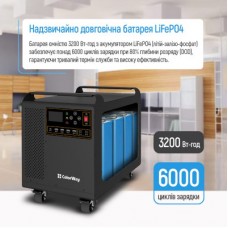 Зарядна станція ColorWay 3000W, 3200Wh (CW-PR-3K3W-01) - Фото