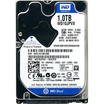 Жорсткий диск для ноутбука 2.5" 1 TB WD (WD10JPVX)