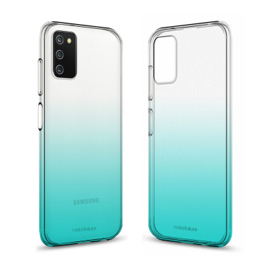 Чохол для мобільного телефона MakeFuture Samsung A03s Gradient (Clear TPU) Azure (MCG-SA03SAZ)