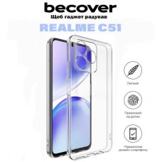 Чохол для мобільного телефона BeCover Realme C51 Transparancy (710928) - Фото