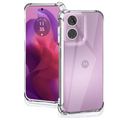 Чохол для мобільного телефона BeCover Anti-Shock Motorola Moto G04/E14 Clear (712309)