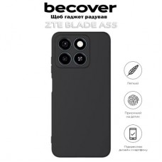 Чохол для мобільного телефона BeCover ZTE Blade A55 Black (712287) - Фото