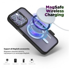 Чохол для мобільного телефона Armorstandart Unit MagSafe Apple iPhone 15 Pro Black (ARM69353) Чохол для мобільного телефона Armorstandart Unit MagSafe Apple iPhone 15 Pro Black (ARM69353) - Фото