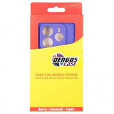 Чохол для мобільного телефона Dengos Kit Xiaomi Redmi Note 14 case Carbon + glass (Purple) (DG-KM-129) - Фото