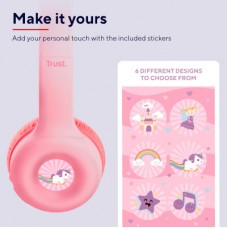 Наушники Trust Nouna Kids Wireless Pink (25274) - Фото