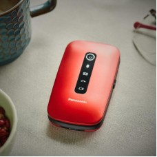 Мобільний телефон Panasonic KX-TU550 Red (KX-TU550EXR) - Фото