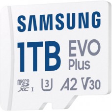 Картка пам'яті Samsung 1 TB microSDXC Class UHS-I U3 V30 A2 EVO Plus + SD Adapter (MB-MC1T0SA/EU) - Фото