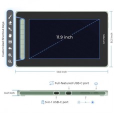 Планшет-монітор XP-Pen Artist 12 Pen Display (2nd Gen) Green (JPCD120FH_G) - Фото