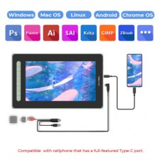 Планшет-монітор XP-Pen Artist 12 Pen Display (2nd Gen) Green (JPCD120FH_G) - Фото