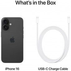 Телефон Apple iPhone 15 128GB Black (MTP03) - Фото