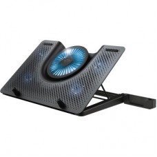 Підставка для ноутбука Trust GXT 1125 Quno (17.3") Blue LED Black (23581_TRUST) - Фото
