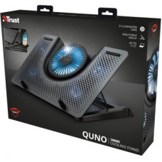 Підставка для ноутбука Trust GXT 1125 Quno (17.3") Blue LED Black (23581_TRUST) - Фото