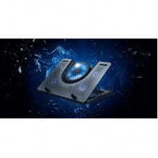 Підставка для ноутбука Trust GXT 1125 Quno (17.3") Blue LED Black (23581_TRUST) - Фото