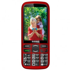 Мобільний телефон Sigma Comfort 50 Optima Type-C Red (4827798122327) - Фото