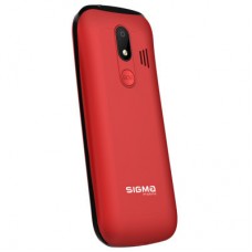 Мобільний телефон Sigma Comfort 50 Optima Type-C Red (4827798122327) - Фото