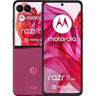 Мобільний телефон Motorola Razr 50 Ultra 12/512 GB Hot Pink (PB1T0103RS)