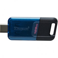 USB флеш накопитель Kingston DataTraveler 80 M Blue/Black (DT80M/128GB) - Фото