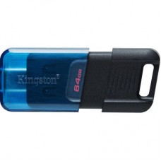 USB флеш накопитель Kingston 64GB DataTraveler 80 M USB-C 3.2 Blue/Black (DT80M/64GB) USB флеш накопитель Kingston 64GB DataTraveler 80 M USB-C 3.2 Blue/Black (DT80M/64GB)