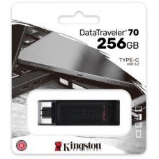 USB флеш накопитель Kingston 256GB DataTraveller 70 USB 3.2 / Type-C (DT70/256GB) - Фото