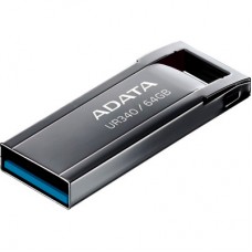 USB флешнакопичувач ADATA 64 GB UR340 Black USB 3.2 (AROY-UR340-64GBK) - Фото