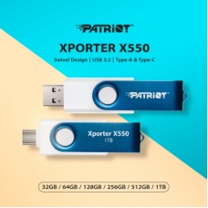 USB флеш накопитель Patriot 64GB Xporter X550 USB 3.2/Type-C (PS64GX550AAD) - Фото